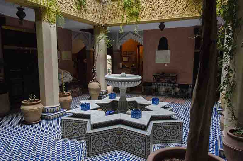 213 - Marruecos - Marrakech - riad Jnane Mogador - interior